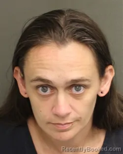 Mugshot of MELANIE ELAINE WARREN booked in Orange County, Florida on May 12, 2026