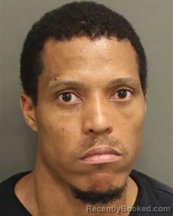 Mugshot of JEVON GIBSON booked in Orange County, Florida on May 12, 2026