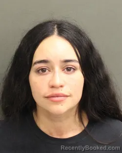 Mugshot of SAMARA MONIQUE LOPEZ booked in Orange County, Florida on May 13, 2026