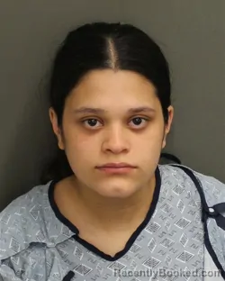 Mugshot of INVY JANAY RODRIGUEZMARTINEZ booked in Orange County, Florida on May 13, 2026