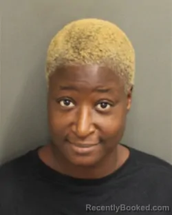 Mugshot of NIVIA SHANTEL LAMPKIN booked in Orange County, Florida on May 13, 2026