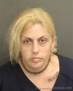 Mugshot of BRITTANY MICHELLE MAR SPENCE booked in Orange County, Florida on May 13, 2026