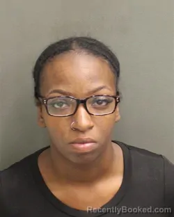 Mugshot of AUJANAY BREEAJA THOMAS booked in Orange County, Florida on May 13, 2026