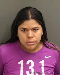 Mugshot of FABIANNY MACUAREAPITZ booked in Orange County, Florida on May 14, 2026