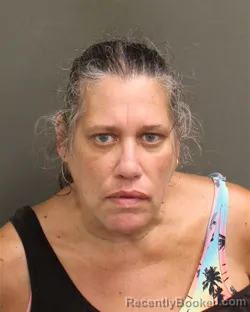Mugshot of TINA MARIE PEVY booked in Orange County, Florida on May 31, 2026