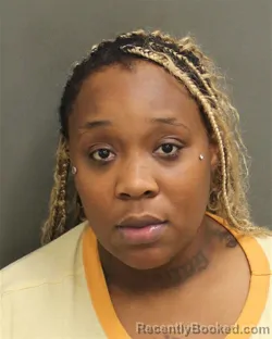 Mugshot of DMYA SHANELLE GLOVER booked in Orange County, Florida on June 1, 2026