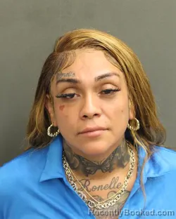Mugshot of DEANNA DELGADO booked in Orange County, Florida on June 1, 2026