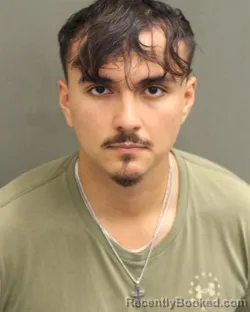 Mugshot of GARRETT JACOB SALINAS booked in Orange County, Florida on June 2, 2026