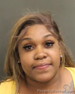 Mugshot of DANIELA SAINTFLEUR CHERY booked in Orange County, Florida on June 5, 2026