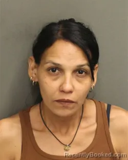 Mugshot of CAROLINE CARABALLO ALMODOVAR booked in Orange County, Florida on June 5, 2026