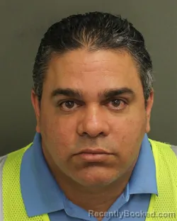 Mugshot of DAVID DE LA CERDA SALAZAR booked in Orange County, Florida on June 6, 2026