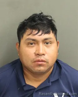 Mugshot of ISMAEL ALFREDO LUISRUIZ booked in Orange County, Florida on June 9, 2026