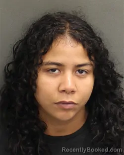 Mugshot of TIANNA GLORIA MOREL booked in Orange County, Florida on June 10, 2026