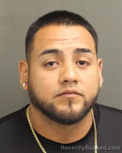 Mugshot of ERICK DANIEL BAZANBRITO booked in Orange County, Florida on June 10, 2026
