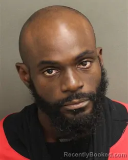 Mugshot of VEONDRE LONNEL JACOB booked in Orange County, Florida on June 11, 2026