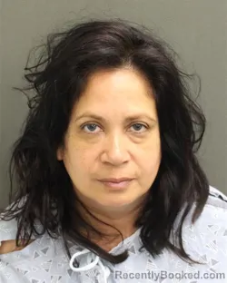 Mugshot of ANA CLEMENCIA BURRIS booked in Orange County, Florida on June 13, 2026