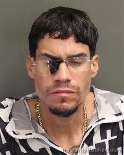 Mugshot of VICTOR ARMANDO TORRESMORALES booked in Orange County, Florida on June 14, 2026