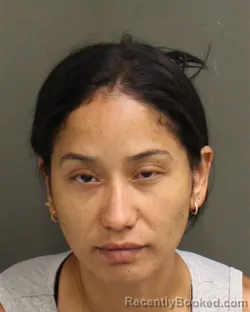 Mugshot of VANESSA GRISALES booked in Orange County, Florida on June 14, 2026