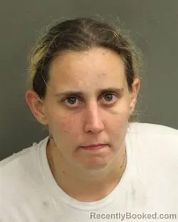 Mugshot of AMBER MAY ROEBUCK booked in Orange County, Florida on June 14, 2026
