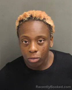 Mugshot of KEYUNA KADEISHA DAS DAVIS booked in Orange County, Florida on June 14, 2026