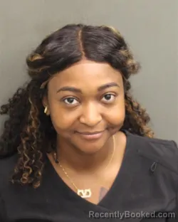 Mugshot of DAPHCARA VILSAINT booked in Orange County, Florida on June 15, 2026
