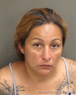 Mugshot of MARIA ISABEL RODRIGUEZBAISDEN booked in Orange County, Florida on June 17, 2026