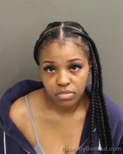 Mugshot of KALIAH DYEMOND GARMON booked in Orange County, Florida on June 17, 2026