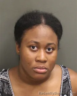 Mugshot of RYANA MAELI VICTOR NOEL booked in Orange County, Florida on June 17, 2026