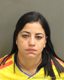 Mugshot of SINDY T LOPEZQUINTERO booked in Orange County, Florida on June 18, 2026