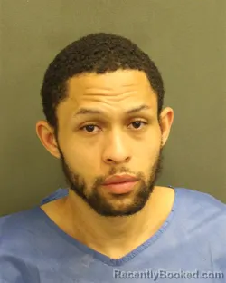 Mugshot of AHARON JASON CRUZ booked in Orange County, Florida on June 18, 2026