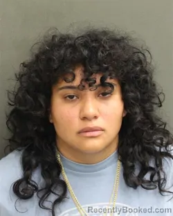 Mugshot of ALEXIZ MARTINEZ booked in Orange County, Florida on June 20, 2026