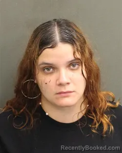 Mugshot of EMELYVETTE FERREIRALORENZO booked in Orange County, Florida on June 20, 2026