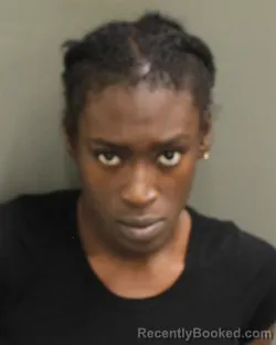 Mugshot of AHNIYAH VIANISE GOMAND booked in Orange County, Florida on June 21, 2026