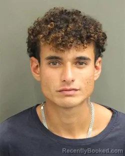 Mugshot of IAGO FELIPHE FIALHOEVANGELISTA booked in Orange County, Florida on June 21, 2026