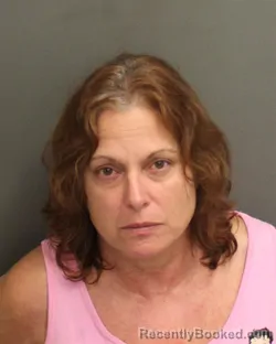 Mugshot of ANGELA MARIA WHITE booked in Orange County, Florida on June 22, 2026