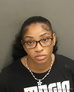 Mugshot of KEYARA ALEXIS GAINES booked in Orange County, Florida on June 22, 2026