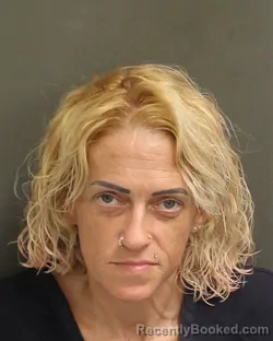 Mugshot of AMANDA LEIGH WINGATE booked in Orange County, Florida on June 24, 2026