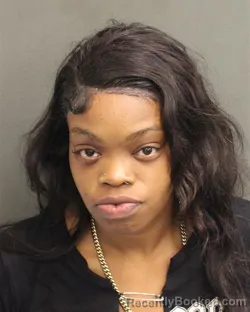 Mugshot of TIERRA LANAE ADAMS booked in Orange County, Florida on June 24, 2026