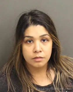 Mugshot of JESSICA RUBY VALDIVIEZO booked in Orange County, Florida on June 25, 2026