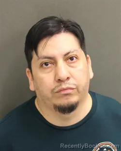 Mugshot of DIEGO FERNANDO CABEZASGALLEGOS booked in Orange County, Florida on June 25, 2026