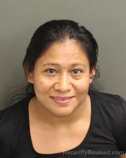 Mugshot of ANA CRISTINA CHOCCUCUL booked in Orange County, Florida on June 25, 2026