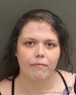 Mugshot of AMBER NICOLE ROBBINSFISCHER booked in Orange County, Florida on June 25, 2026