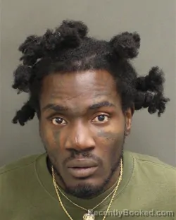 Mugshot of DEANDRE LAVELLE GREEN booked in Orange County, Florida on June 26, 2026