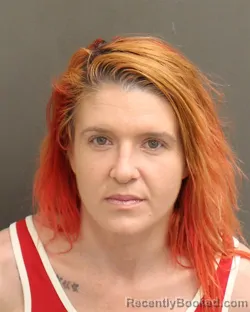 Mugshot of COURTNEY NICOLE PRESTON booked in Orange County, Florida on June 26, 2026