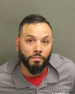 Mugshot of RAY ANTHONY PEREZ booked in Orange County, Florida on June 27, 2026