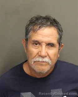 Mugshot of UMBERTO DELGADO booked in Orange County, Florida on June 28, 2026