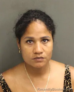 Mugshot of JENNIFER LUCUMI booked in Orange County, Florida on June 28, 2026