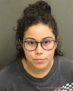 Mugshot of GABRIELA MARIE CEBRA booked in Orange County, Florida on June 29, 2026