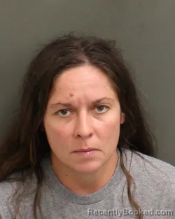 Mugshot of MEGAN ELIZABETH LEWIS booked in Orange County, Florida on June 29, 2026