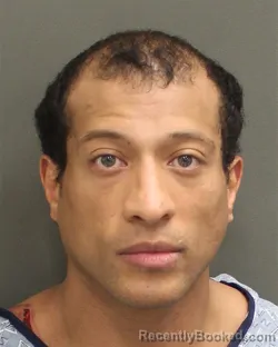 Mugshot of EDWARD LAURENZ SANTIAGO booked in Orange County, Florida on June 29, 2026